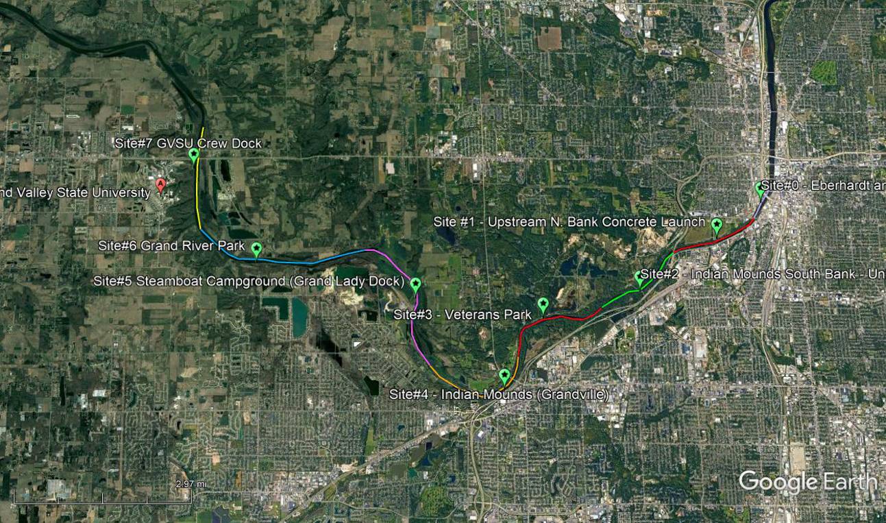 Grand River Cleanup map